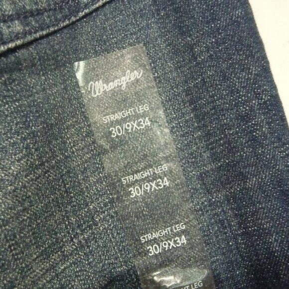 WRANGLER JEANS 30X34 (SIZE 9) STRAIGHT LEG - Picture 5 of 7